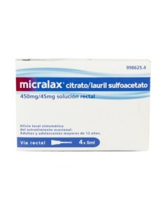 MICRALAX CITRATO/LAURIL...