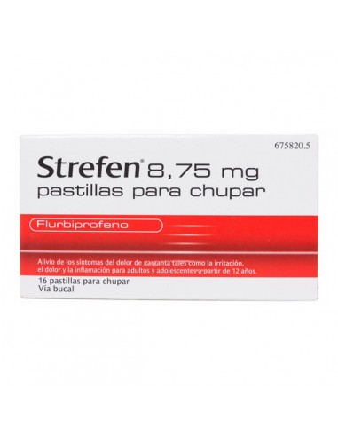 STREFEN 8,75 MG 16 PASTILLAS PARA...