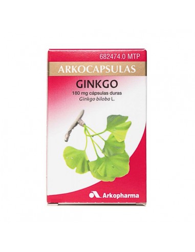 GINKGO ARKOPHARMA 180 MG 100 CAPSULAS