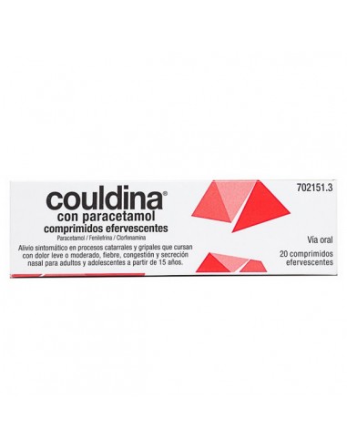 COULDINA CON PARACETAMOL 650 MG/4...