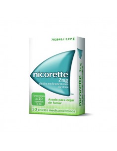 NICORETTE 2 MG 30 CHICLES...
