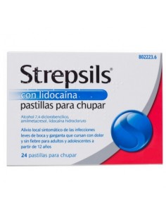 STREPSILS CON LIDOCAINA 24...