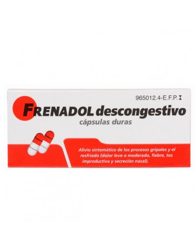FRENADOL DESCONGESTIVO 16 CAPSULAS